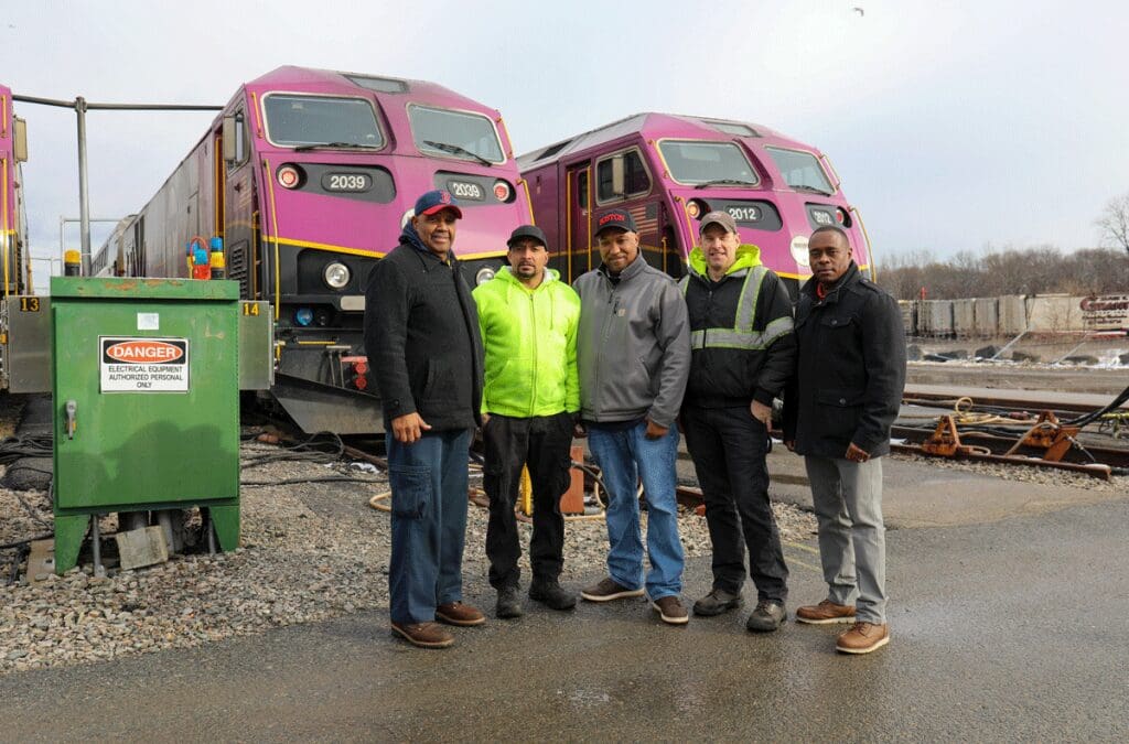 IAM Rail Division Visits Amtrak and Keolis Members in Boston